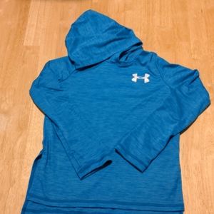 Girls UA Long Sleeve Hooded Performance Shirt